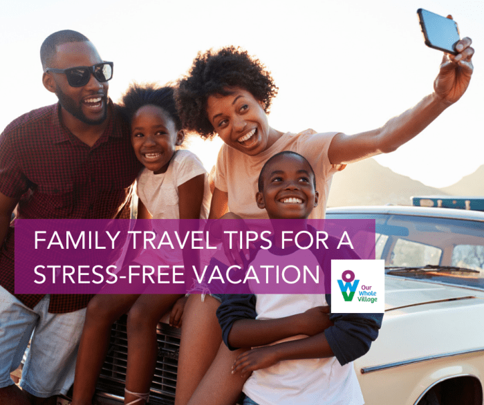 Vacation tips stress kids park city family trip ages